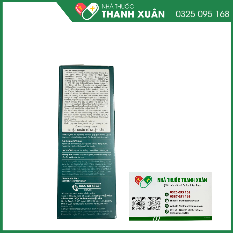 Choles Q10 giúp hỗ trợ giảm mỡ máu, nguy cơ xơ vữa động mạch